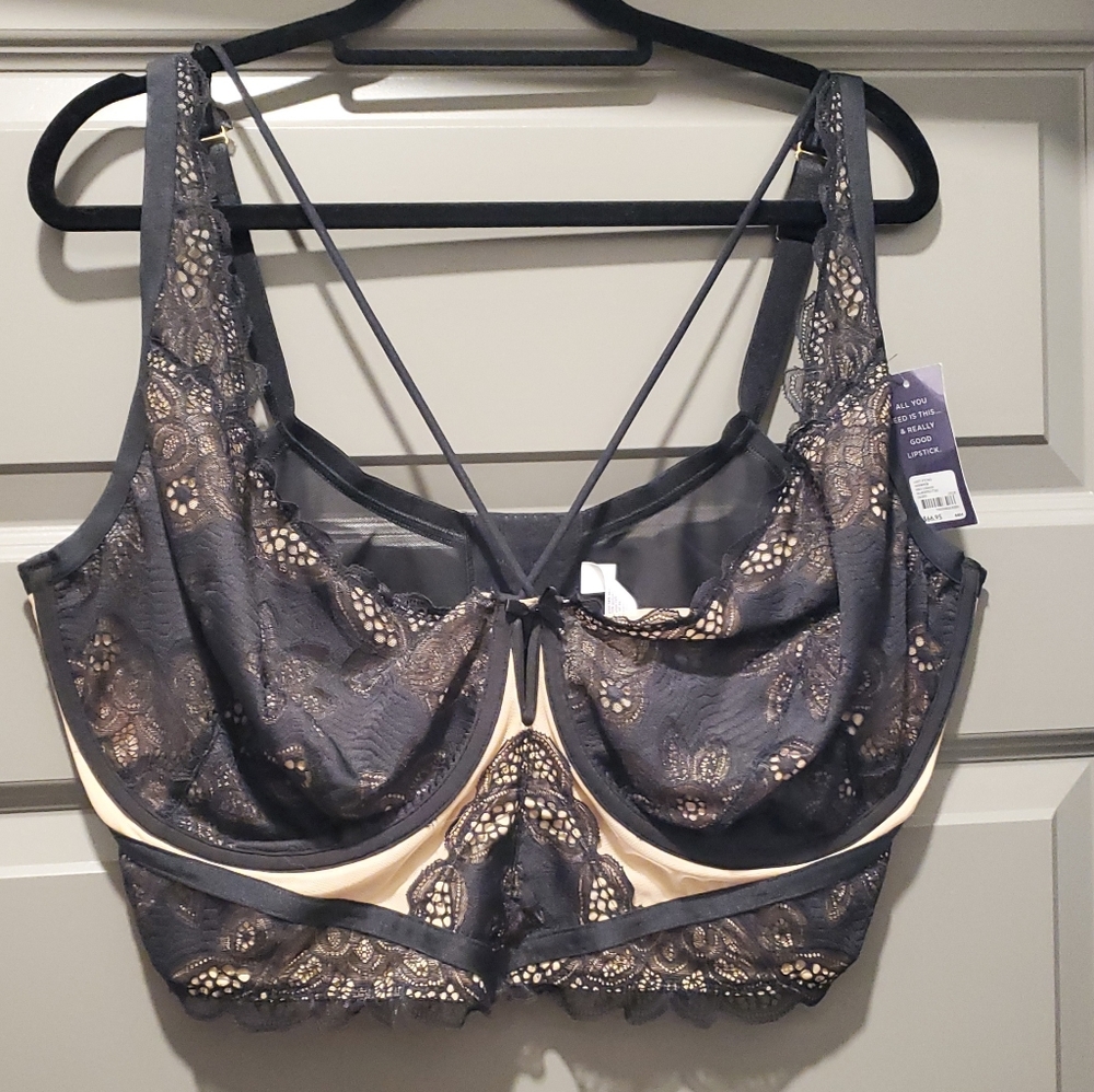 44H longline underwire bra